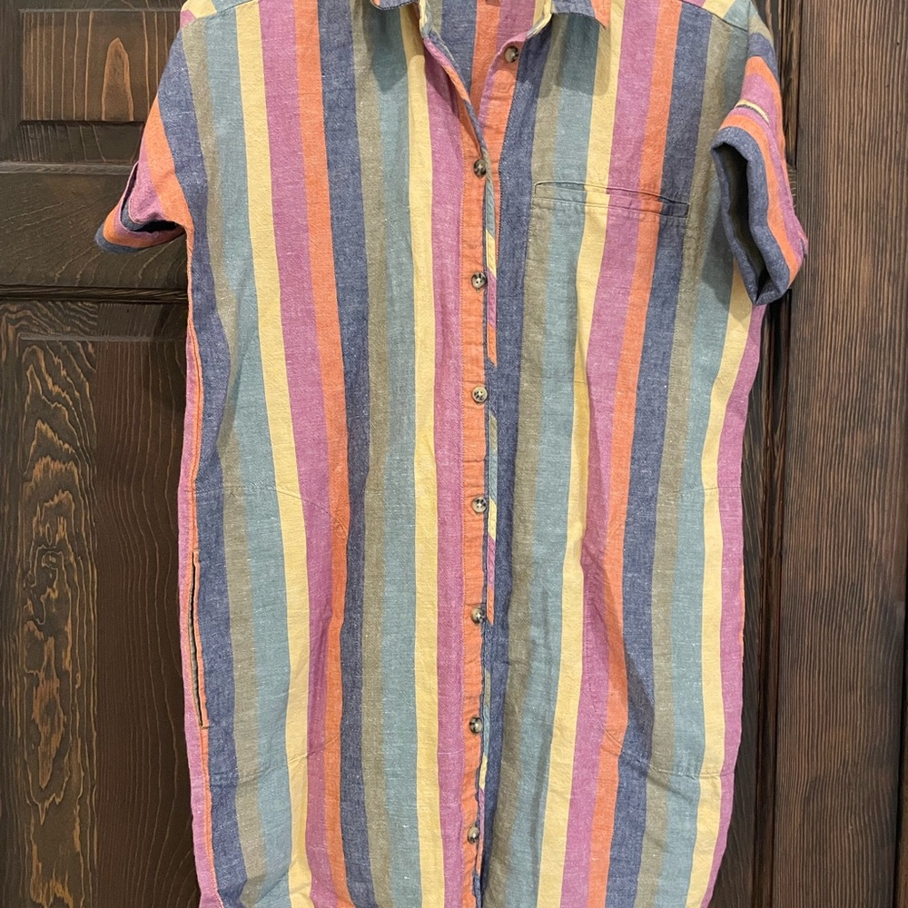 Madewell Multicolor Striped Casual Shirt